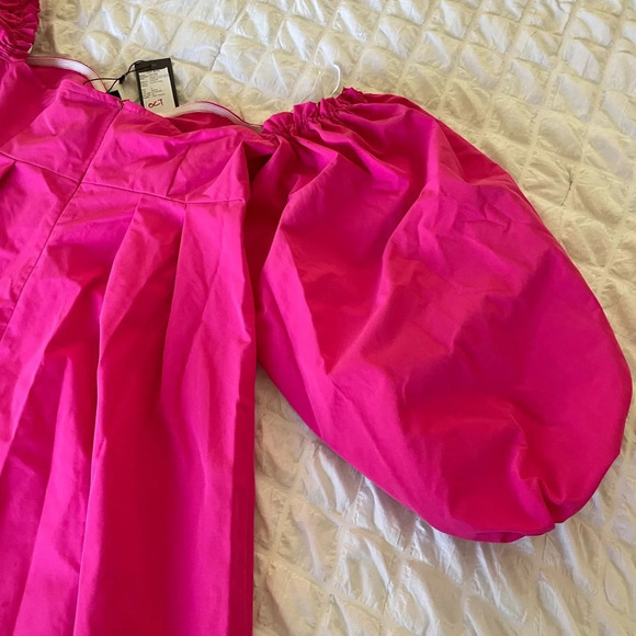 Vero Moda hot pink off the shoulder mini dress - Picture 7 of 7